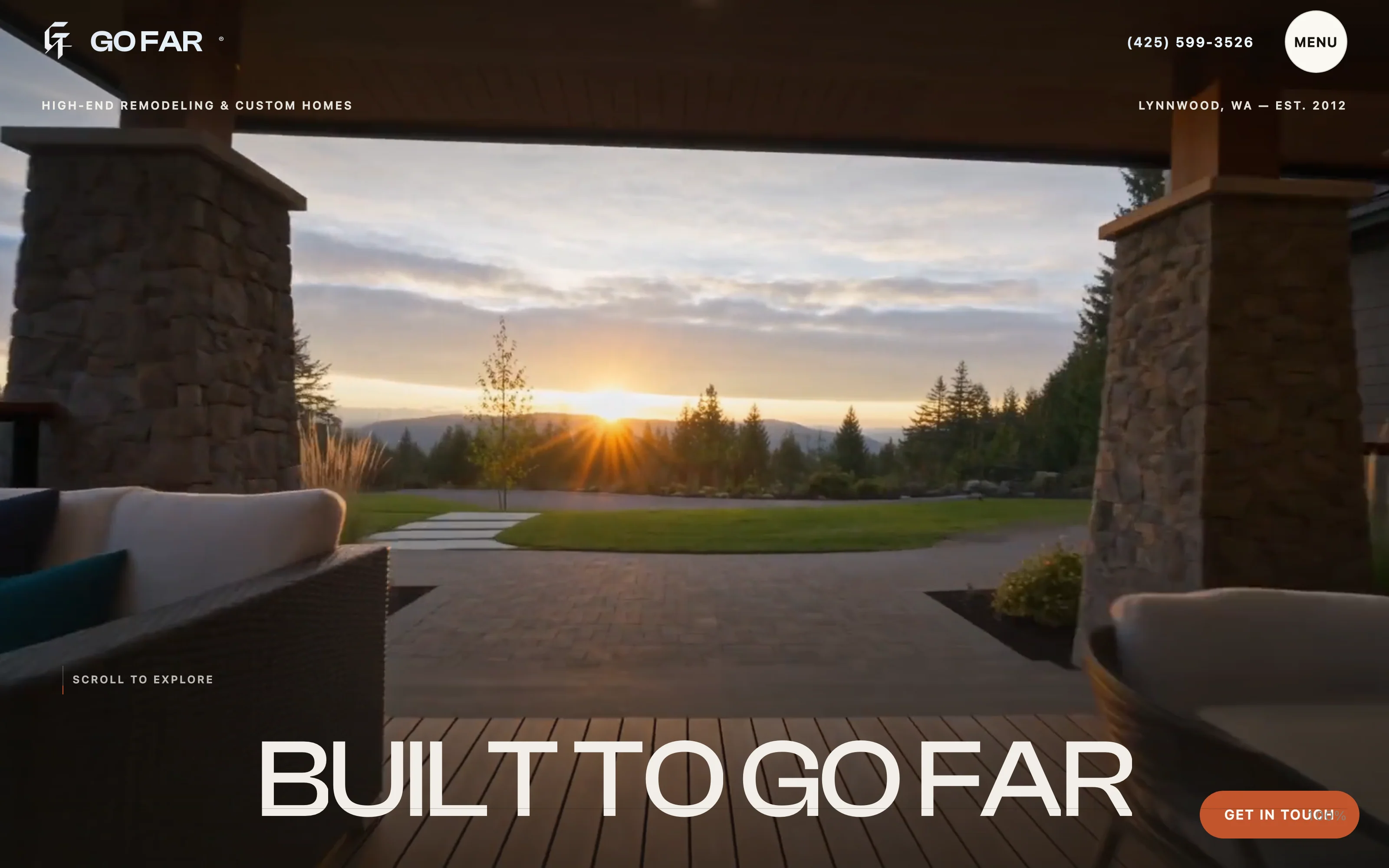 Go Far Construction — website by Finetuned Studio